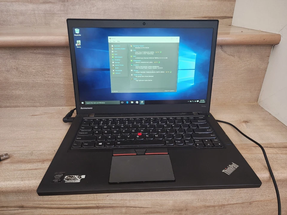 Lenovo ThinkPad T460s 14" Negro FHD i7-5600U 2.60GHz 8GB 512GB SSD Foto 1 de 4