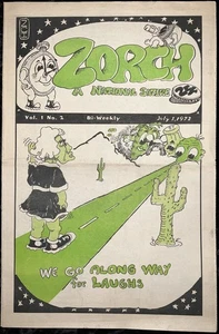 ZORCH #2 - Piegato; 8,5, WP - Comix - 1° stampa - Tabloid molto raro - Foto 1 di 2