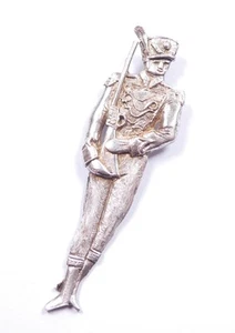 Colgante Vintage Soldado Militar Plata de Ley 925 6,5 cm - Imagen 1 de 9