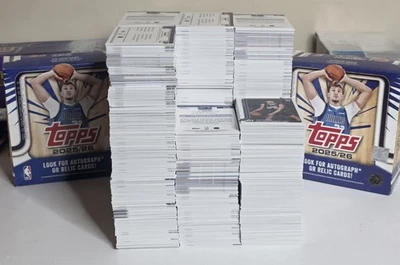 2025-26 Topps Basketball 2500+ Card Lot, 400+ Rookies, Vets, 11 Lbs, No Flagg,VJ - Image 1 of 4