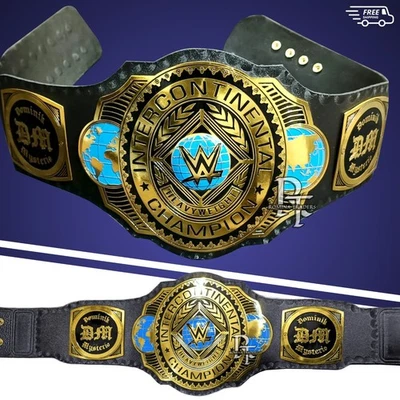 Nuevo cinturón de título de campeón de lucha de peso pesado Intercontinental Dominik Mysterio Foto 1 de 4