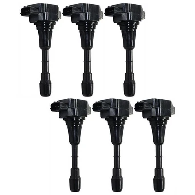 Ignition Coils Set of 6 Sedan for Nissan Maxima Murano Pathfinder INFINITI QX60 - Image 1 of 4