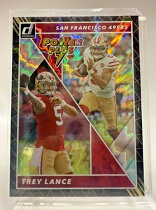 TREY LANCE: 49ers Power Plus Donruss Panini Football Card - Picture 1 of 2