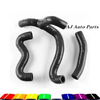 Manguera de tubo de radiador de silicona de refrigeración por agua negra para KTM 50SX 50 SX 2012-2017 Foto 1 de 4