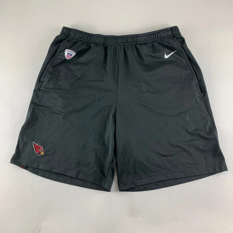 Arizona Cardinals NFL Gray Nike Dri Fit On Field Athletic Shorts Mens Large Cover