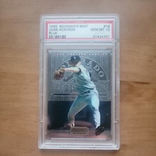 1995 Bowman's Best Baseball #B19 Juan Acevedo RC PSA 10 GEM MT