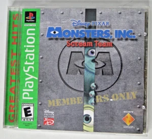 Monsters Inc Scream Team Sony PlayStation 1 PS1 ~ Komplett! ~ Schneller Versand! - Bild 1 von 4