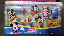DISNEY JUNIOR MICKEY Mouse & Friends Collectible Figure Set 8 Pieces New  3+