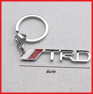 TRD KEYRING KEY RING TOYOTA CELICA MR2 SUPRA GT86 GT4 ST205 GT-FOUR TURBO CHROME - Picture 1 of 1