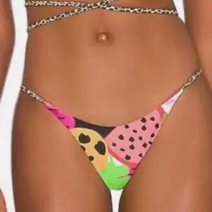 NEW It’s now cool String Bikini Bottom cheeky thong in Tropicool, size M - Picture 1 of 12