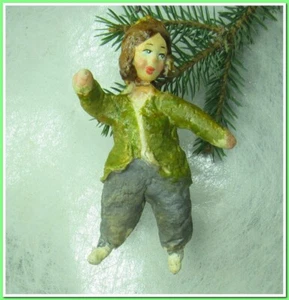 Ancien Ornement de Noël en coton Vintage Sapin Xmas Nouvel An 🎄#63252 - Foto 1 di 10