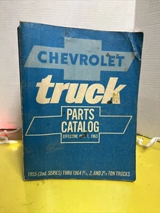 Vintage 1963 chevrolet truck parts catalog 1955-64 - Picture 1 of 1