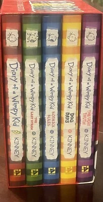 Diary Of A Wimpy Kid Box Set of 5 HB books by Jeff Kinney - Image 1 of 4