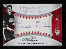 2007-08 Upper Deck Sweet Shot Spot Signatures Ted Lindsay #SBS-TL Auto HOF