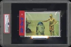 1977 Topps Yamakatsu Star Wars R2-D2 C-3PO Japan Unopened Sealed Pack PSA 9 - Picture 1 of 3