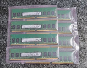 LOT OF (8) SK HYNIX 4GB DDR4-2133 1Rx8 HMA451U6AFR8N-TF DESKTOP MEMORY RAM - Picture 1 of 2