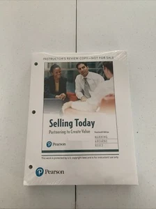Selling Today : Partnering to Create Value, Instructors Review Copy, Pearson - Bild 1 von 4
