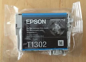 Genuine Epson Ink - T1302 XL CYAN / STYLUS SX535WD SX620FW (INC VAT) - Bild 1 von 1