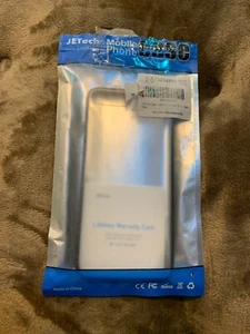 JETech mobile phone case - iPhone 7/8 plus - clear with black trim - Picture 1 of 3