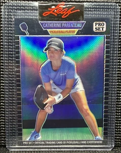 🎾 Catherine Parenteau - 44/49 - SP - 2023 Leaf Pro Set Black - Free Shipping - Picture 1 of 7