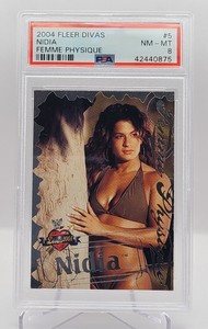 2004 Fleer WWE Divine Divas 2005 - Femme Physique - Nidia #5FP