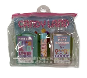 Candy Land Kids Gift Set Hand Soap 3 fl oz, Lip Balm 0.12 oz Kit In w/Travel Bag - Picture 1 of 4