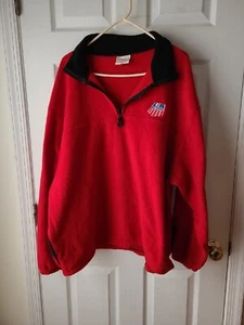 Mens Vintage Timberline U.S. Ski Team Quarter Zip Size XXL - Picture 1 of 6