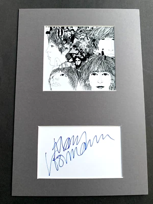 KLAUS VOORMANN "Beatles"  In-person  signed Passepartout 20x30 Autogramm - Bild 1 von 2