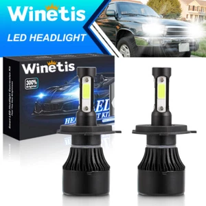 LED Headlight Kit H4 9003 6000K Super Dual Beam Bulbs For 2001-2009 Toyota Prius - Picture 1 of 9