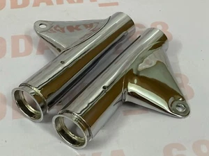 1972-1973 HONDA CB750 K2-K3 HORQUILLA DELANTERA CUBIERTA SUPERIOR FARO SOPORTE DE ESTANCIA. - Imagen 1 de 15