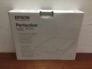 Epson Perfection V30 Color Flatbed Scanner - Brand New - Sealed Box - Picture 1 of 24