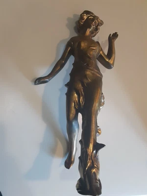 Vintage Art Deco  Figurine - Incomplete Lamp  Parts  - Image 1 of 4