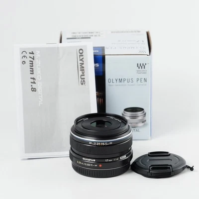 Lente gran angular Olympus M.Zuiko Digital 17 mm F1.8 negra [casi como... - Imagen 1 de 4