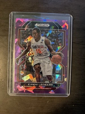 Selecciones del draft Panini Prizm 2022 Kawhi Leonard púrpura hielo agrietado/149 Foto 1 de 2