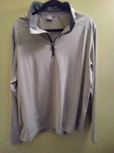 Mens XL Ping Gray Lightweight Quarter-Zip Jacket Athletic Relaxed Fit - Picture 1 of 5