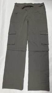prAna Damen Gr. 8 wandelbare Wandern Outdoor Cargo Hose taupe/grün - Bild 1 von 12