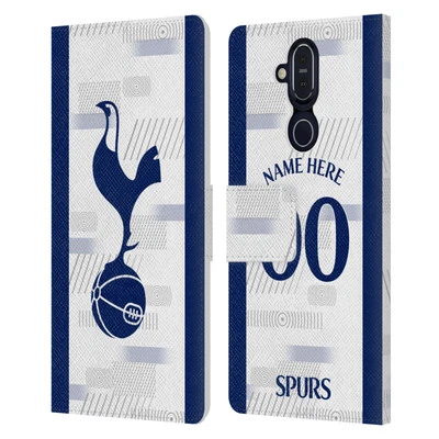 CUSTOM TOTTENHAM HOTSPUR F.C. 2023/24 BADGE LEATHER BOOK CASE FOR NOKIA PHONES - Image 1 of 4