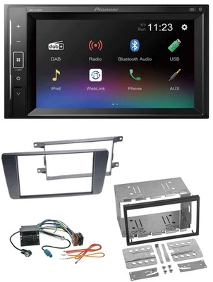 Pioneer DAB MP3 2DIN Bluetooth USB Autoradio für Skoda Octavia 04-13 Scout 06-12 - Bild 1 von 4