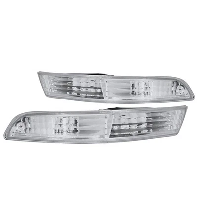 Fit 94-97 Acura Integra  Clear Signal Bumper Lights Driving Lamps 95 96 - Image 1 of 4