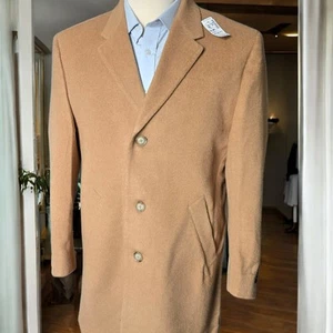 New Jos A Bank Camel Hair Overcoat 40s 3/4 Length - Picture 1 of 23