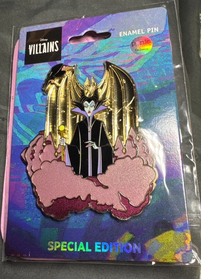 Pin Rosa a la Moda PALMA Los Villanos Maléfica LE 250 con Nube Oro Rosa Foto 1 de 1