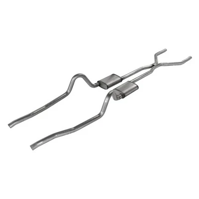 For Dodge Dart 67-73 Exhaust System Pypes 409 SS H-Bomb Crossmember-Back Exhaust Foto 1 de 3