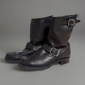 Frye Veronica Black Leather Boot, Size 8.5 B New Without Box Nice!! Free Ship! - Picture 1 of 7