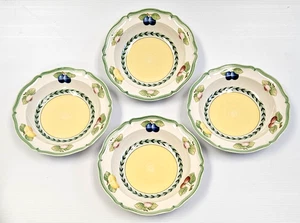 (4) RIM CEREAL BOWLS 8" Villeroy & Boch French Garden Fleurence 3 SETS AVAILABLE - Picture 1 of 10