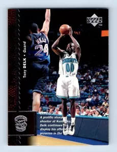 1996-97 Upper Deck Tony Delk Rookie Charlotte Hornets #190 - Bild 1 von 2