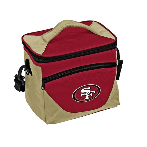 San Francisco 49ers Halftime Cooler Zipper Insulated Lunch Bag Box Tote 9pk NFL Cover