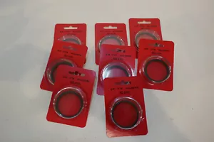 Lote de 8 Genuinos Air Tite 40mm Anillo Negro Porta Cápsulas Monedas - Imagen 1 de 3