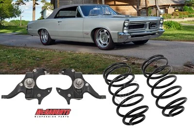 Pontiac GTO 1964-1968 2" Front Drop Spindles & 2" Rear Lowering Coil Springs - Изображение 1 из 3