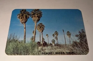 Postcard Desert Palms Oasis Baker California USA Real Photo Vintage CA Post 1950 - Picture 1 of 2