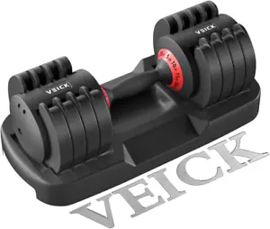 Adjustable Dumbbell Set, 5 in 1 Free Dumbbell for Men and Women, Black Dumbbell - Picture 1 of 8